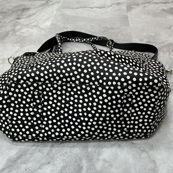 Kate Spade Baby Diaper Bag Black Polka‎ Dot Kaylie Changing Pad Shoulder Strap - Picture 7 of 16